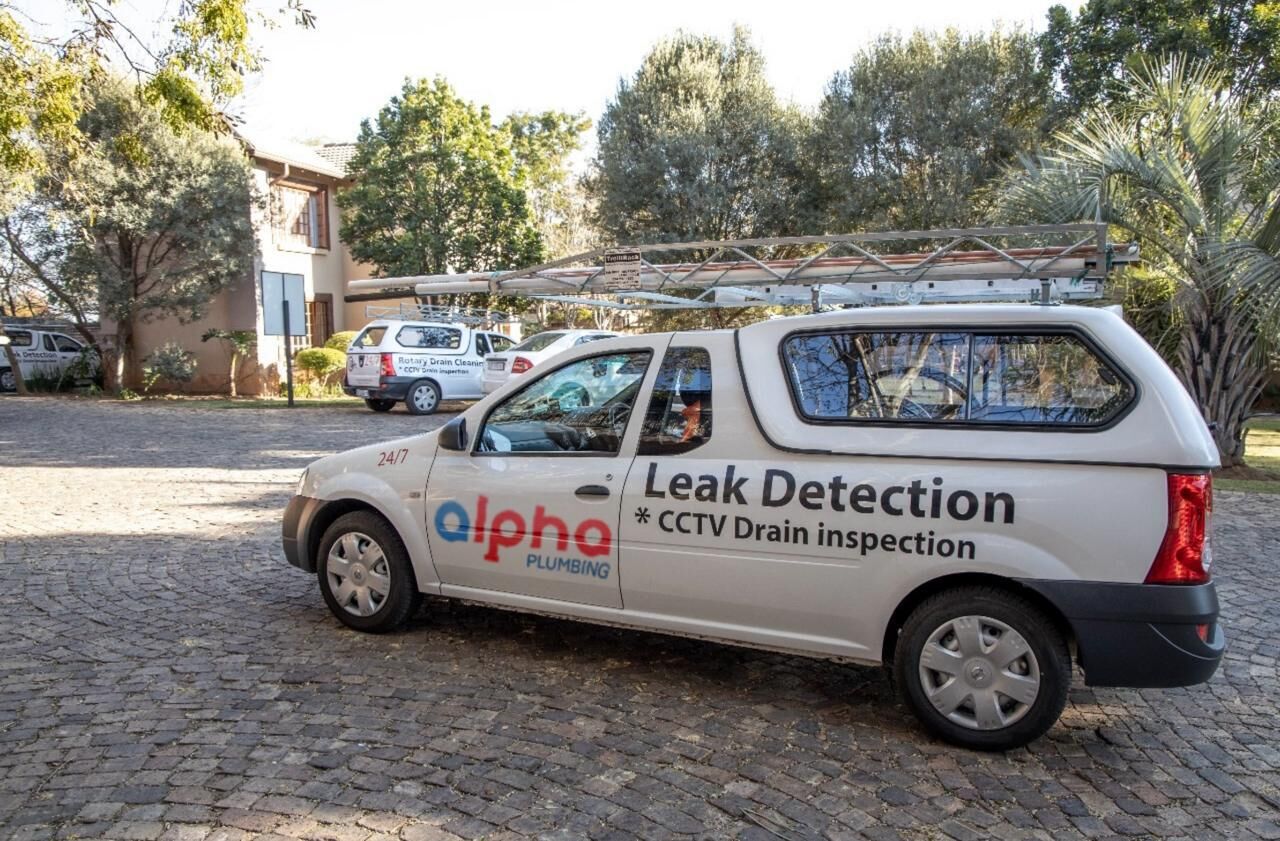 Leak Detection branded vehicle