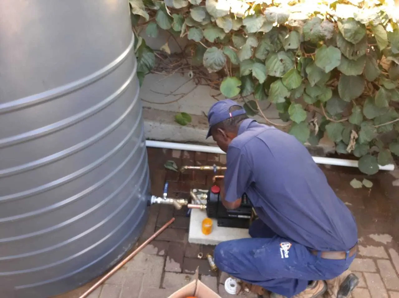 Water Backup Tank and Booster Pump Installation – Alpha Plumbing Johannesburg & Pretoria