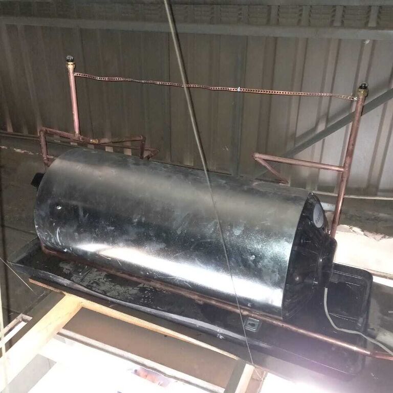 Alpha installed geyser