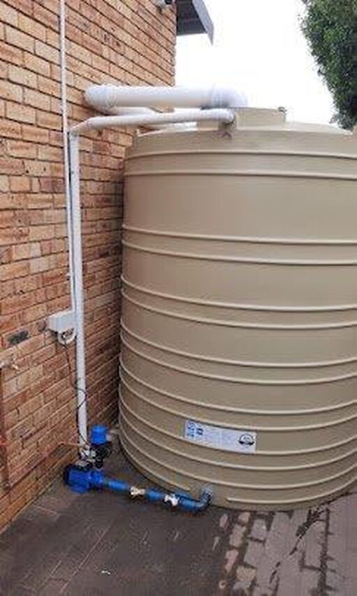 Rain harvesting installtiion