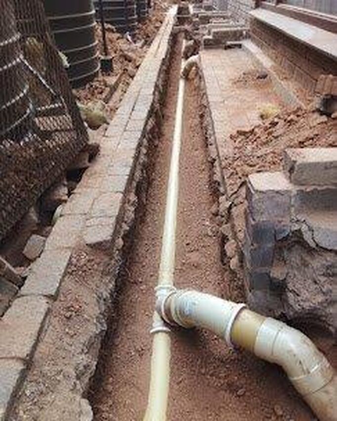 Sewer installtion bedding of pipe