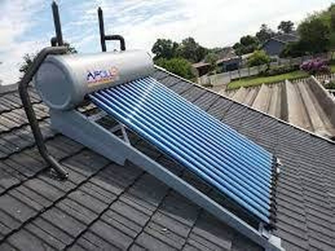 Solar Geyser installation 8