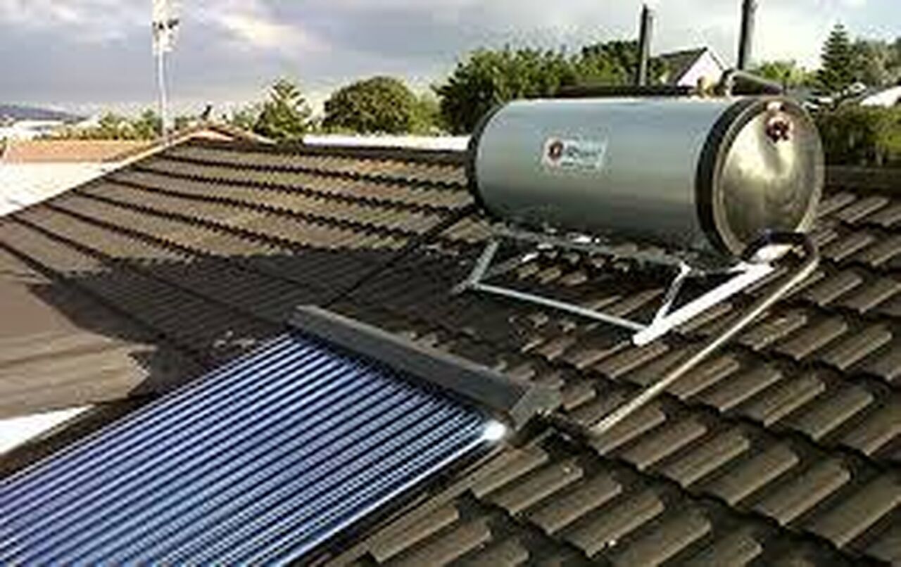 Solar Geyser installation 4