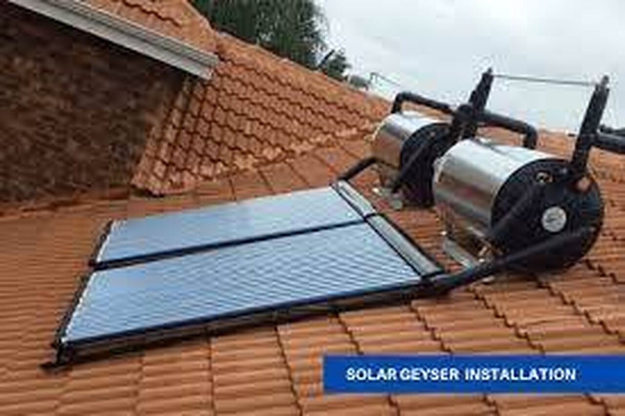 Solar Geyser installation