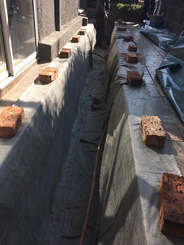 Subsoil Drain in progress 1